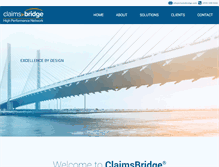 Tablet Screenshot of claimsbridge.com