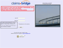 Tablet Screenshot of claimsbridge.net